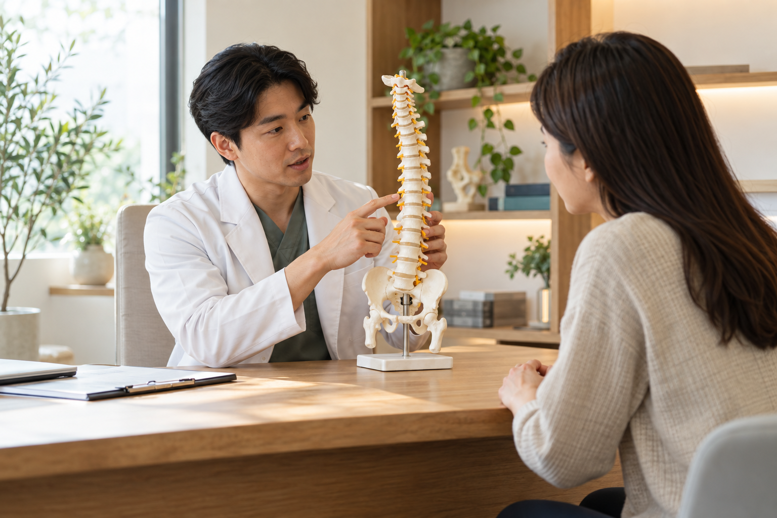 서울 광진구 허리통증 한의원 — 허리 상담 자료에 관한 AI 설명용 이미지