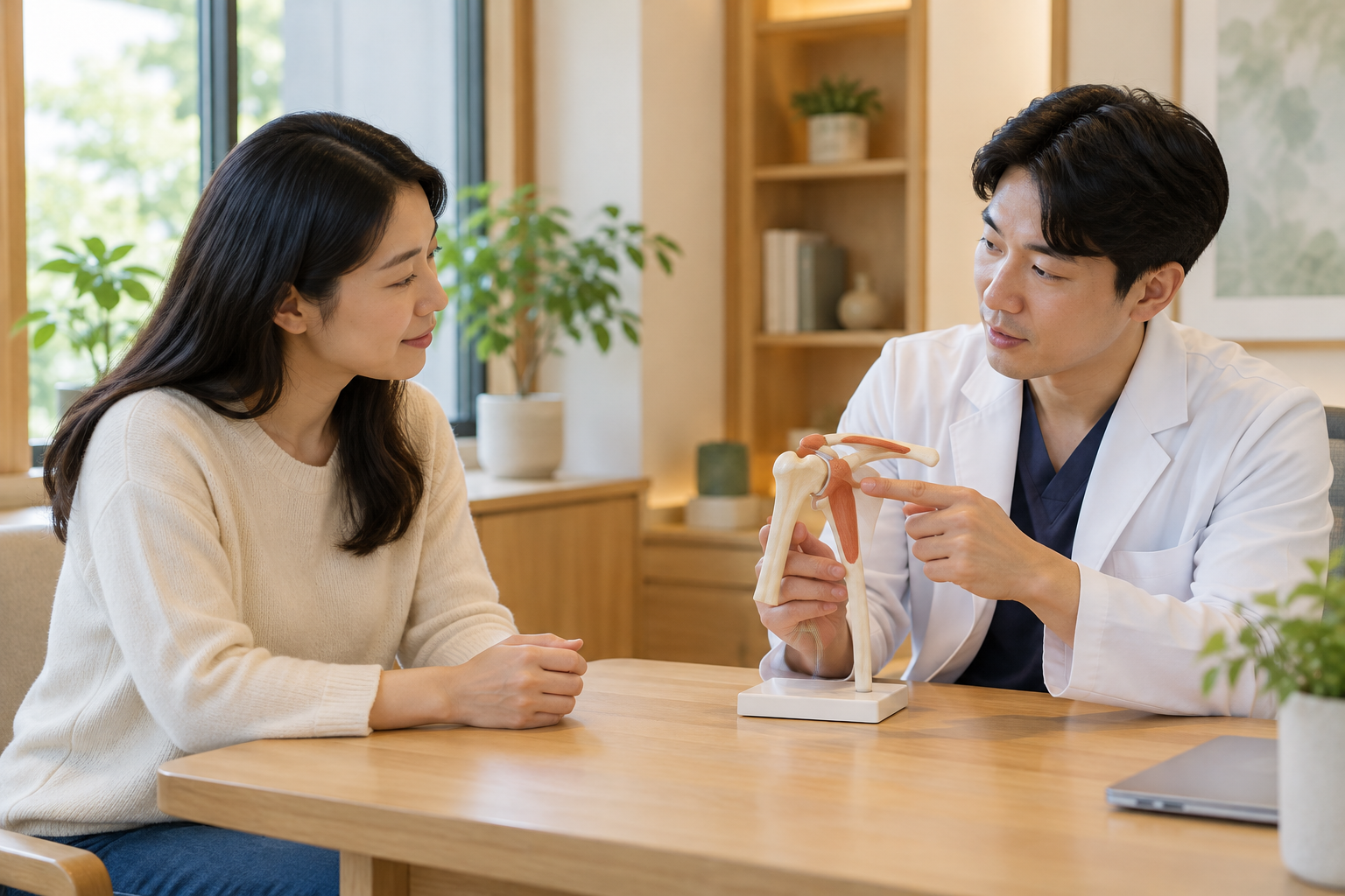 서울 광진구 어깨통증 한의원 — 어깨 상담에 관한 AI 설명용 이미지